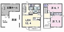 プレシャス・スペース 2LDKの間取図画像