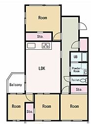 間取図画像 3LDK