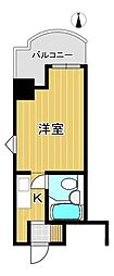 メゾン・ド・レジャンド ワンルームの間取図画像