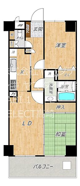 間取りを拡大表示