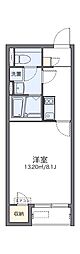 レオネクストクレスト旭 1Kの間取図画像