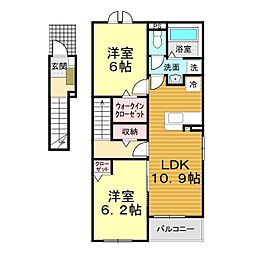 セードゥ ヴィランテ I 2LDKの間取図画像