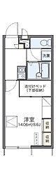 レオパレスカーサ・プラナス 1Kの間取図画像