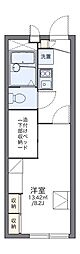 レオパレスフローレンス 1Kの間取図画像