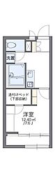 レオパレスYOU 1Kの間取図画像