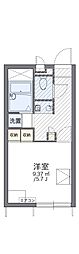 レオパレスTSUGIMURA 1Kの間取図画像