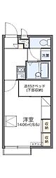 レオパレスゴールデン 1Kの間取図画像