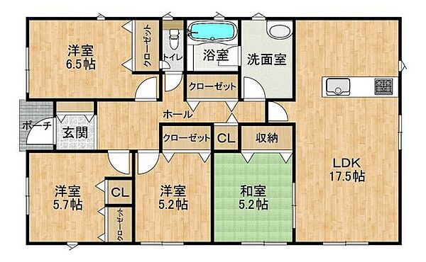 間取りを拡大表示