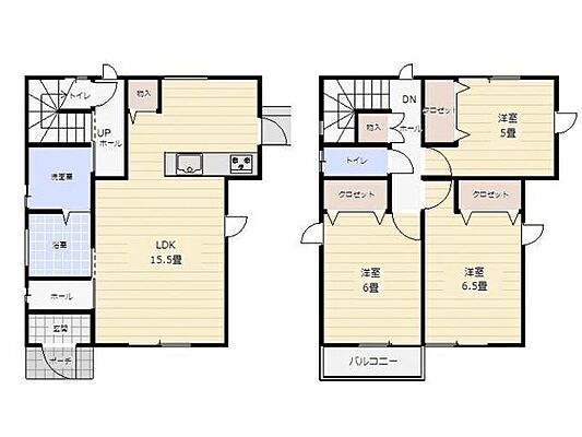 間取り 新築戸建　北区鶴羽田4丁目第2　1号棟