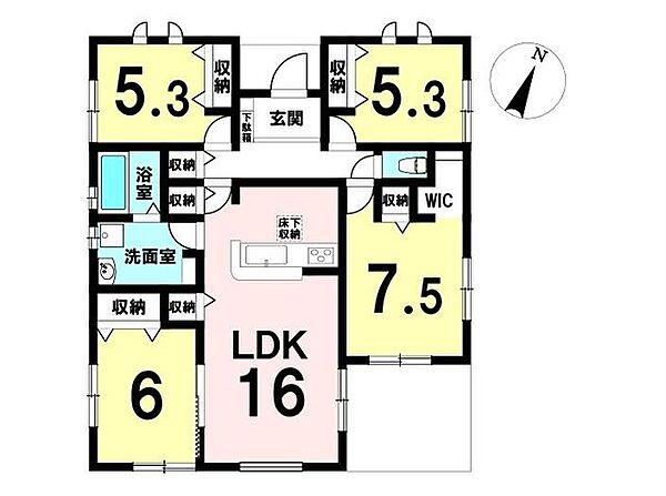 間取りを拡大表示