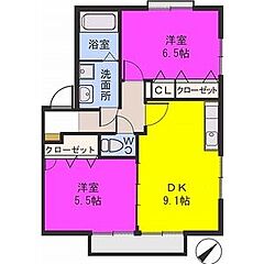 物件の間取り