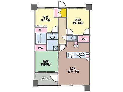 間取り：間取り図