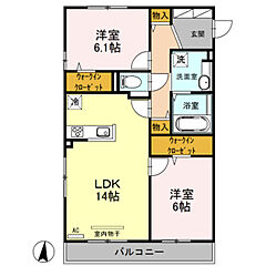 物件の間取り