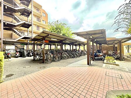 自転車の駐車代数に心配無し◎※一部CG加工により残置物を除去しています。