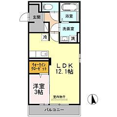 物件の間取り