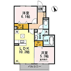 物件の間取り
