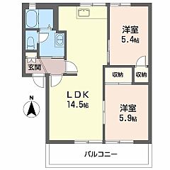 物件の間取り