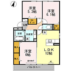 物件の間取り