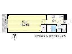 ガルマンタウンホーム 1Kの間取図画像