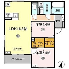 物件の間取り