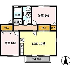 物件の間取り