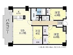 ステイブル城南 3LDKの間取図画像