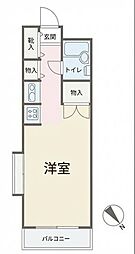 ミリオンコート久米川駅前 1Kの間取図画像