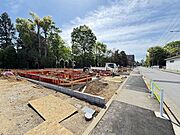 建築中の現地を確認できます。完成後の暮らしを想像しながらご覧いただけます。