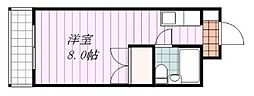 メゾンド・ルー道後樋又マーク2 ワンルームの間取図画像