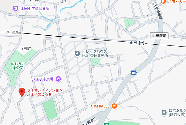 地図を拡大表示