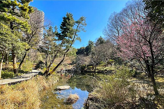 甘泉園公園の外...