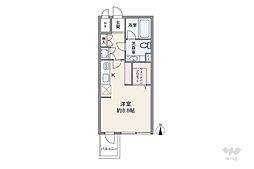 ルート四谷三丁目 1Kの間取図画像