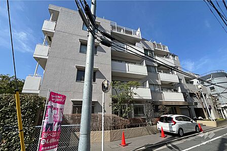 ハイツ面影橋の外観(南東側から)