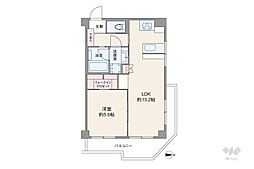 シティコープ茗荷谷 1LDKの間取図画像
