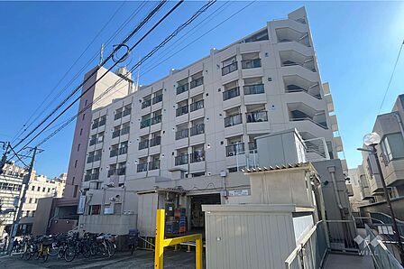 シャルマン文京千駄木の外観(北西側から)