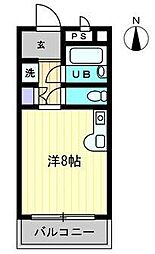 センチュリーガーデン 1Kの間取図画像