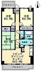 物件の間取り
