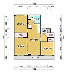 物件の間取り