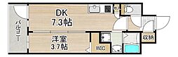 エステムコート名古屋TWINEAST 1DKの間取図画像