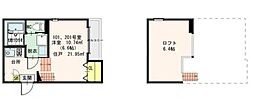 Merveille 1Kの間取図画像