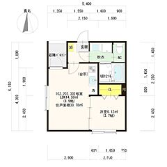 物件の間取り