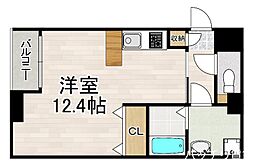 スワローハイム岩塚 ワンルームの間取図画像