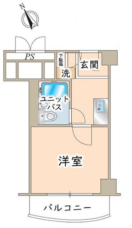 1K 間取り