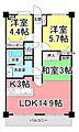 ダイアパレスウエストシティ四季の杜3階1,080万円