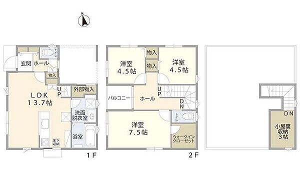 間取りを拡大表示