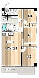ライオンズマンション玉堤 3LDKの間取図画像
