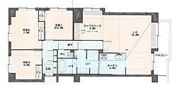 ステイツ山の手5条 4LDKの間取図画像