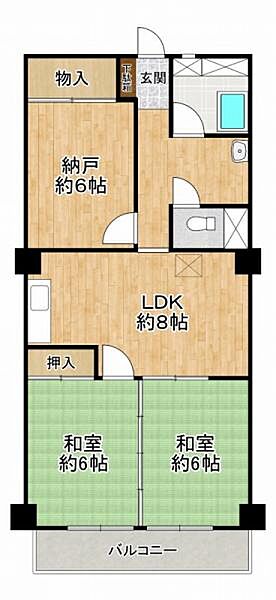 間取りを拡大表示