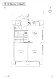 SOCIETYMORISHITA 2LDKの間取図画像