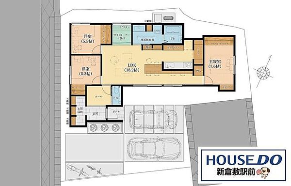 間取りを拡大表示